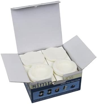 Coffee Pod Replacement Filters for Coffee Pod Brewers - Make Your Own Disposable Pods - 200 Pack By Simple Cups