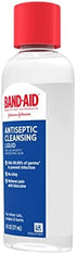 Band-Aid Brand Antiseptic Cleansing Liquid, First Aid Antiseptic Wash Relieves Pain & Kills Germs, with Benzalkonium Cl Wound Antiseptic & Lidocaine HCl Topical Analgesic, 6 fl. oz