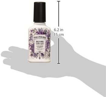 Poo-Pourri Lavender Vanilla Scent Before-You-Go Toilet Spray 4 oz Bottle, 4 Fl Oz, 4 Fl Oz