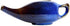 Ceramic Neti Pot, Premium Handcrafted Durable, Dishwasher Safe, for Nasal Cleansing + 5 Sachet Neti Salt, 225 Ml. (7.6 FL Oz) Capacity - Elegant Blue Gradient Color