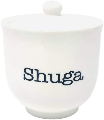 Sugar Bowl | Cute Ceramic "Shuga" Dish with Lid | Perfect Hostess Gift or Housewarming Gift