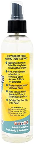 Bodhi Dog Cat No More Marking! Spray | Deters Cats from Urine Marking Indoors & Outdoors | Removes Urine Marking Odors | Safe for Indoor & Outdoor Use | Made in USA 8oz