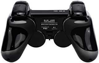 Wireless Controller Gamepad Twin Shock for PS2 Playstation2 (Jet Black)