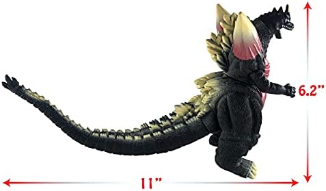 TwCare Space Godzilla Toy Action Figure, 1994 Movie Monster Series SpaceGodzilla Soft Vinyl, Carry Bag