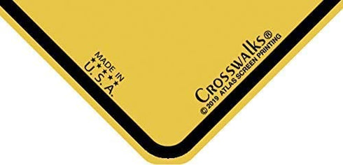 CROSSWALKS Gnome Crossing 12" X 12" Aluminum Sign (X341)