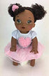 Sophia's 15 Inch Baby Doll Clothes 2 Pc. Set, Detailed Pink Heart Top, Tutu Skirt & Headband Fits 15 Inch Baby Dolls! Heart Dress & Headband|Plus Gift Bag |Doll Not Included