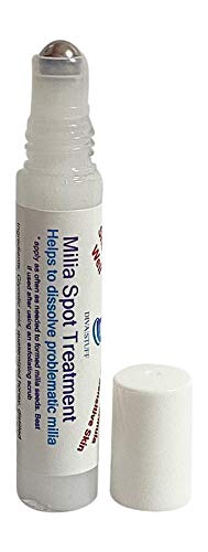 Milia Spot Sensitive Skin Treatment With Glycolic Acid, Retinol Lipisomes, Olive Squalene, Lactic Acid and More, Made in the USA, By Diva Stuff