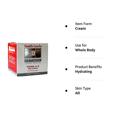 Danielle Laroche DL Retinol Vitamin Day Cream All Skin Types