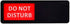 Kichwit Privacy Sign for Offices or Homes, Do Not Disturb Sign, Welcome Please Knock Sign, Black, 8.2 x 2.8 Inches