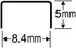 5 pieces No. 10 No.10-1M Max staples (japan import)