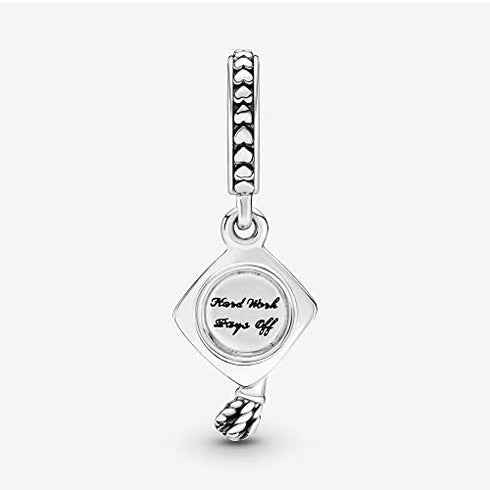 PANDORA Jewelry Graduation Sterling Silver Charm