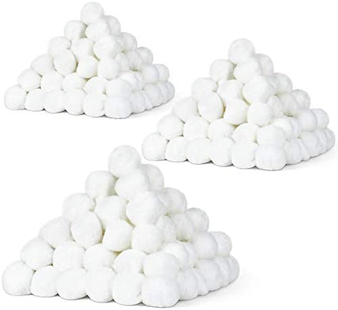 DecorRack 600 Small Cotton Balls for Make-Up, Nail Polish Removal, Applying Oil Lotion or Powder, Multi-Purpose Mini Cotton Balls 100% Natural Cotton, Soft Absorbent for Household Needs (600 Count)