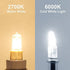 Jaenmsa G9 Halogen Light Bulbs, 12 Pack G9 Bulb 2 Pin Base JCD Type, 120V T4 Bi-Pin 40W Xenon Small Light Bulb for Range Hood Lights, Microwave Ovens, Bathroom Light Bulbs, Chandeliers, Dimmable