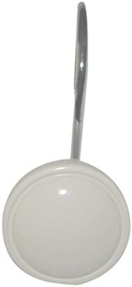 Carnation Home Fashions Color Rounds Ceramic Resin Shower Curtain Hook, Ivory