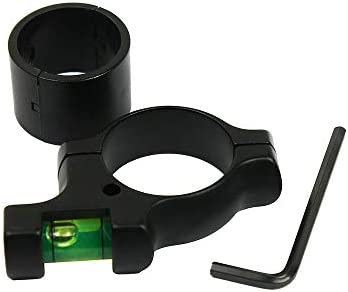 West Lake Precision Scope Leveling Kit, Includes 30mm Smooth Alloy Scope Bubble Level Indicator (Anti-Cant) and 1" Ring Reducer, for Precision Shooting, Competition and Hunting