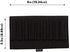 Allen Company Rifle Buttstock Shell/Cartridge Holder, Durable Elastic Loops Hold .270, 30.06, 6.5 Creedmoor, 7 mm (Fits Most Hunting Rifles), Black, 206