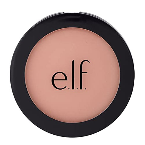 e.l.f, Primer-Infused Blush, Long-Wear, Matte, Bold, Lightweight, Blends Easily, Contours Cheeks, Always Cheeky, All-Day Wear, 0.35 Oz