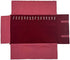 UnionPlus Travel Jewelry Case Roll Bag Organizer for Necklaces Bracelets, Burgundy