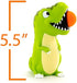 Hog Wild T-Rex Dinosaur Popper Toy - Pop Foam Balls Up to 20 Feet - 6 Balls Included - Age 4+