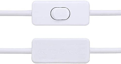SinLoon 11FT US Plug Power Cords with On/Off Switch 3-Core LED Integrated Lights Connector Power Cable for LED T5 T8 Light Tube Integrated LED Light Fixture Extension Cable (3.4m US SW)