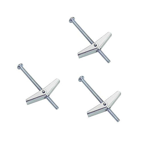 Sutemribor 1/8X2-Inch Toggle Bolt and Wing Nut for Hanging Heavy Items on Drywall, 50 Pack