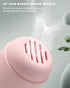 CORNERIA Makeup Sponge Holder - Beauty Sponge Blender Travel Case, Silcone Washable Reusable Makeup Sponge Carrying Case, Blender Holder Beauty Makeup Sponge Protective Carrying Case (Pink)