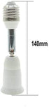 Aukora E26 E27 Light Bulb Socket Extender, Bendable Medium Base Light Socket Converter for Motion Sensor Light Bulb Standard LED Bulbs, Adjustable Vertical 180° Horizontal 360°(2 Pack)