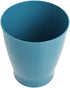 iDesign Round Plastic Waste Basket, The Franklin Collection – 7.7" x 7.7" x 9.1", Teal Blue