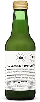 100% Organic Bergamot Juice 8.5 fl oz - Supports Immunity and Collagen Production - Rich in Vitamin C and Bioactive Flavonoids - Straight from Farm in Italy - Undiluted - No Added Sugar - Non-GMO
