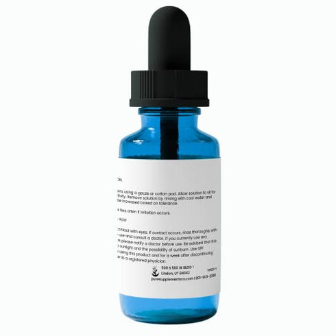 Pure Original Ingredients Salicylic Acid 5% Solution (30 mL), Gentle Exfoliating Serum/Mask for Smoother & Clearer Skin, Treats Blackheads, Acne & Clogged Pores