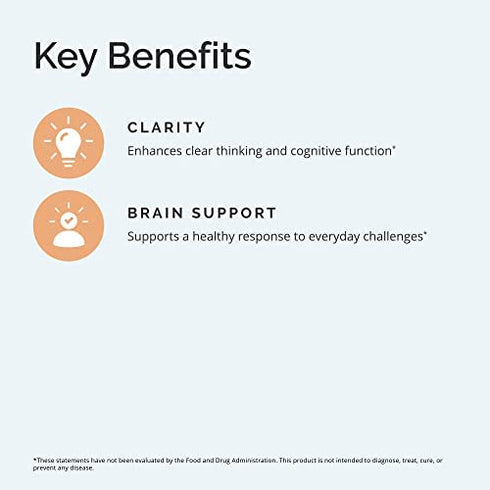 BRAINMD Dr Amen Tyrosine - 120 Capsules - Promotes Mental Focus, Clarity & Alertness - Gluten Free - 60 Servings