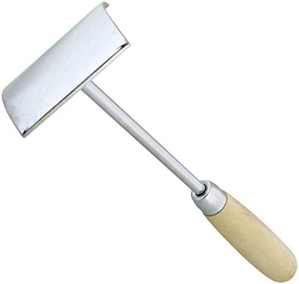 Redneck Convent Single Handle Fleshing Tool, Hide Scraper Flesher – Hide Tanning Kit, Leather Making Tools, Taxidermy Supplies