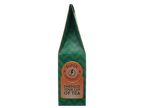 Miracle Tree's Moringa Energy Tea - Peach Mint Apricot | Super Caffeinated Blend | Healthy Coffee Alternative, Perfect for Focus | Organic Certified & Non-GMO | 16 Pyramid Sachets