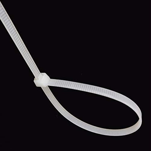 1000 PCS Nylon Cable Ties, Multi-Purpose Zip Ties Self-Locking Small Zip Ties Heavy Duty Zip Ties (4 Inch, White)