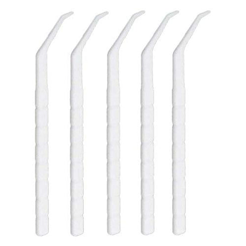 GARASANI Household, Travel Portable Disposable Plastic Curved Hook Toothpicks, Teeth Cleaning Tool, Anti-Slip Handle Design (200 Pcs)