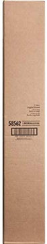 Genuine Joe GJO58562 Lightweight Manual Angle Broom, 7" Bristles , Yellow