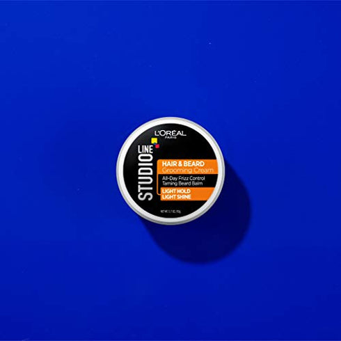 L'Oreal Paris Hair Care Studio Line Beard and Hair Cream, 1.7 Ounce