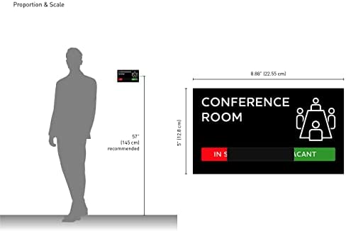 Kubik Letters Conference Room Sign - Do Not Disturb Sign - Meeting in Progress Door Sign - Office Sign - Sign Out - Office Door Sign - Door Signs for Office - Occupied Sign - Do Not Disturb Door Sign
