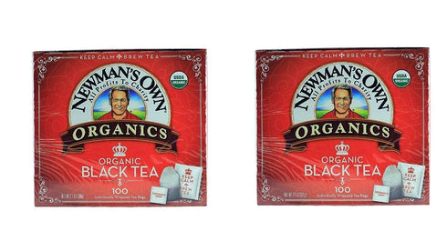 Newman's Own Organic Black Tea - 100 Bags,7.1 OZ. (Pack Of 2)