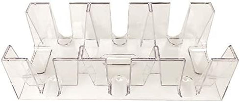 Yuanhe 9 Deck Clear Canasta Playing Card Tray