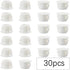 Murtenze 30 Pcs 13mm (1/2") White Hole Plugs, Plastic Flush Type Panel Plugs Fastener Cover, Round Plastic Snap in Locking Tubing Plug for Kitchen Cabinet Furniture