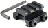 TACFUN 2PCS Flat TOP Half 1/2 INCH Mini Riser Block Mount 3 Slot Picatinny Rail