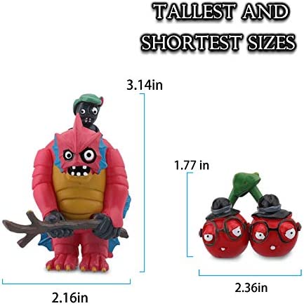 Maikerry 10 Pieces Zombies 2 Series Toys, PVC Garden Warfare 2 Gifts Zombie Toys for Kids and Fans