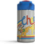 Zak Designs Disney 18/8 Single Wall Stainless Steel Kids Water Bottle with Flip-up Straw Spout and Locking Spout Cover, Durable Cup Stays Clean for Sports or Travel (15.5oz, Non-BPA, Mickey Mouse)