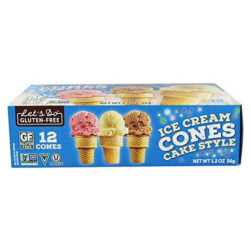 Let's Do Gluten Free Ice Cream Cones - 1.2 oz