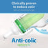 Dr. Brown’s Natural Flow® Anti-Colic Options+™ Narrow Glass Baby Bottle 4 oz/120 mL, with Level 1 Slow Flow Nipple, 1 Pack, 0m+