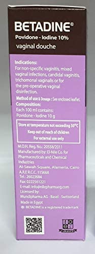 BETADINE Vaginal Douche for Women Care 120 ml (1 Pack (120 ml))