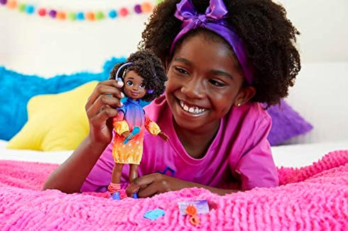 Karma's World Singing Doll With Accessories And Collectible Record, Sings 2 Songs