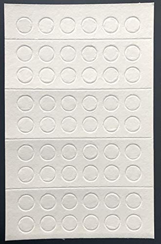 54 Round Refill Pads for Aromatherapy Essential Oil Diffusers and Lockets - 16mm Diameter and 2mm Thick - The Size of a US dime, Biodegradable Cellulose Paper, Made in The USA
