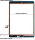 FeiyueTech for iPad 7 7th Gen/8 8th Gen 2019 2020 iPad 10.2" Touch Screen Digitizer Replacement A2197 A2198 A2200 A2270 A2428 A2429 A2430 Front Glass Assembly with Home Button+Adhesive+Toolkit,Black